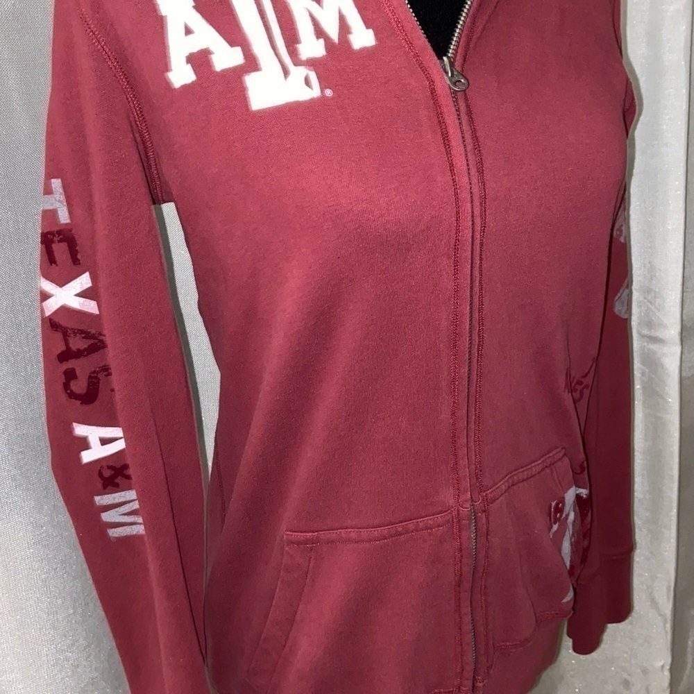 Zip Up Victoria's Secret PINK A&M football hoodie​​​​​​​​​​​​​​​​​​​​​​​​​​​ - Picture 5 of 7